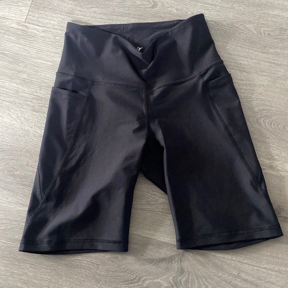 Black Biker Shorts - Picture 1 of 2